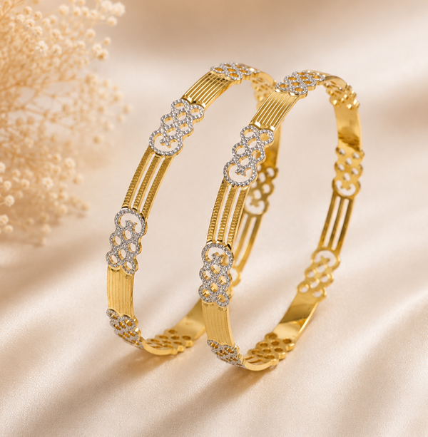 Pushpika Grace Gold Bangles