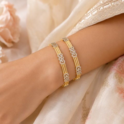 Pushpika Grace Gold Bangles