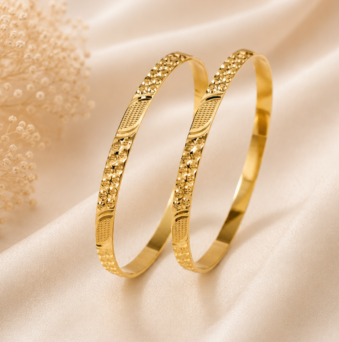 Svarnima Shine Gold Bangles