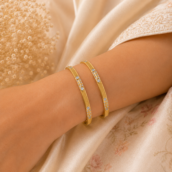 Trisha Radiance Gold Bangles