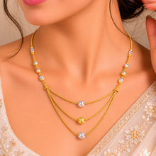 Radiant Trio Gold Chain