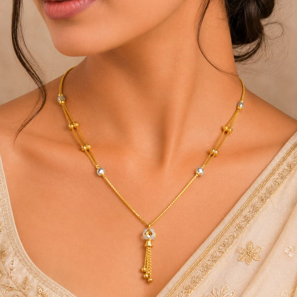 Aarohi Tassel Gold Chain
