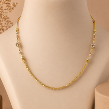 Aarunya Floral Rope Gold Chain