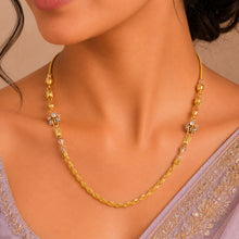 Aarunya Floral Rope Gold Chain