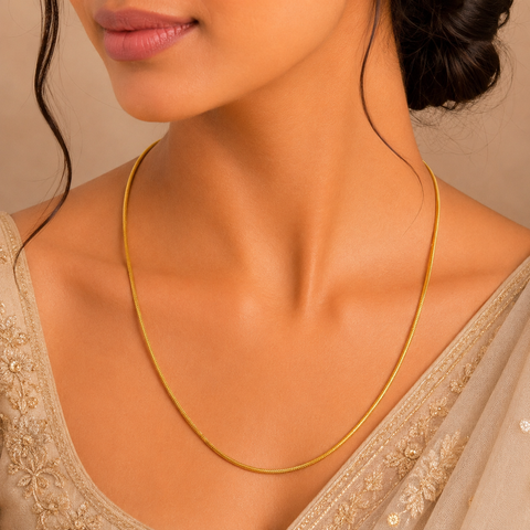 Aurelle Sleek Gold Chain