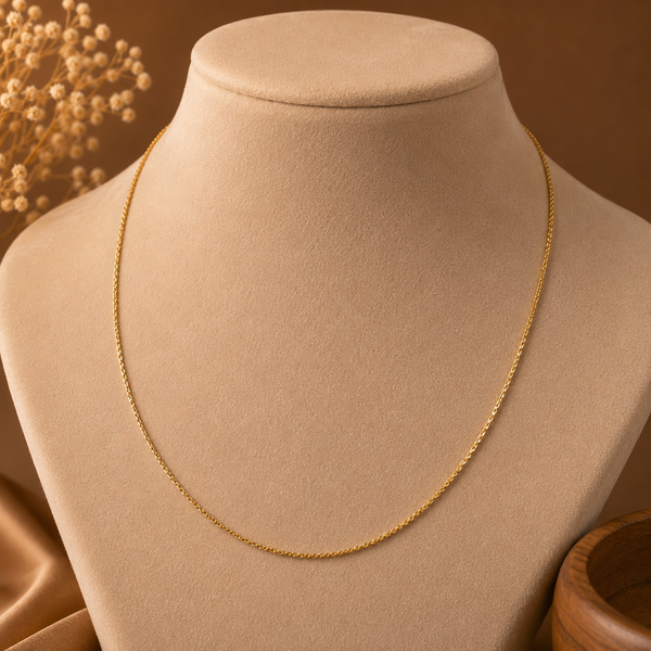 Aariv Twist Gold Chain