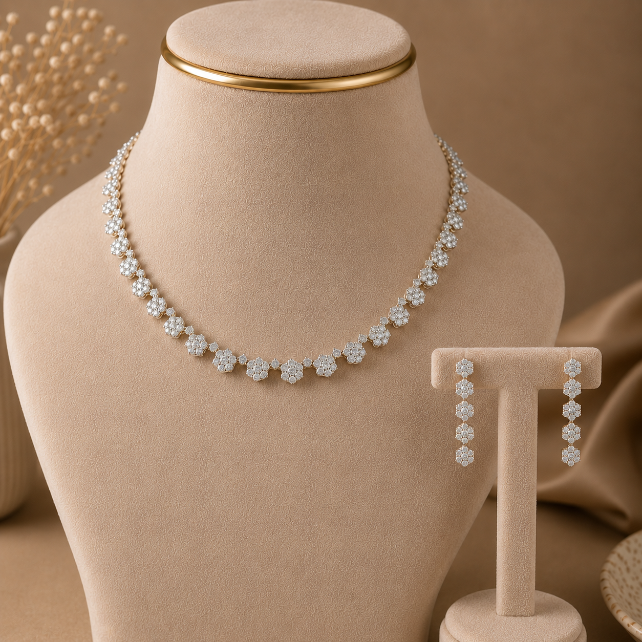 Florenza Diamond Necklace Set