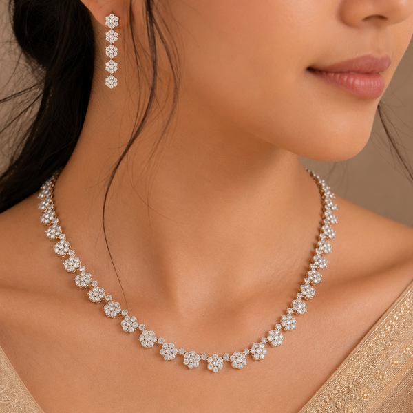 Florenza Diamond Necklace Set