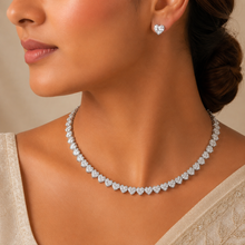 Amoura Heartline Diamond Necklace Set