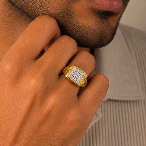 Royal Pavilion Diamond Ring For Him