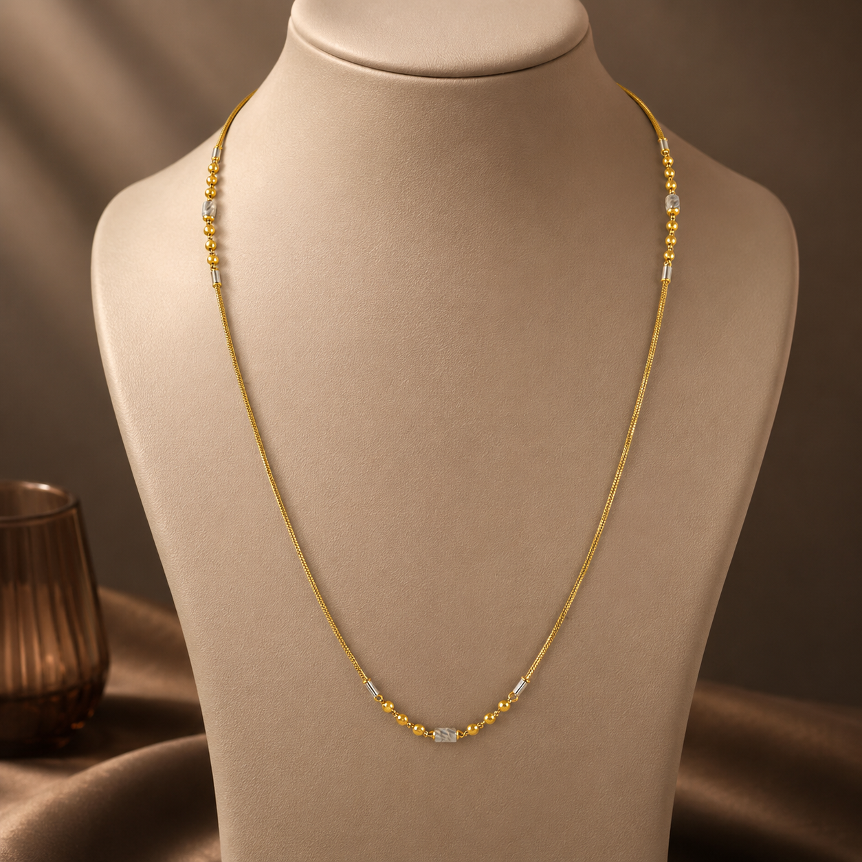 Parvika Dual-Tone Gold Chain