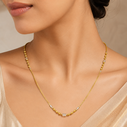 Parvika Dual-Tone Gold Chain