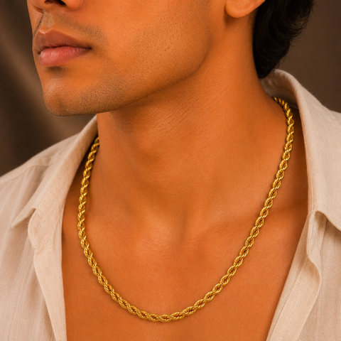 Valor Knot Gold Chain For Him