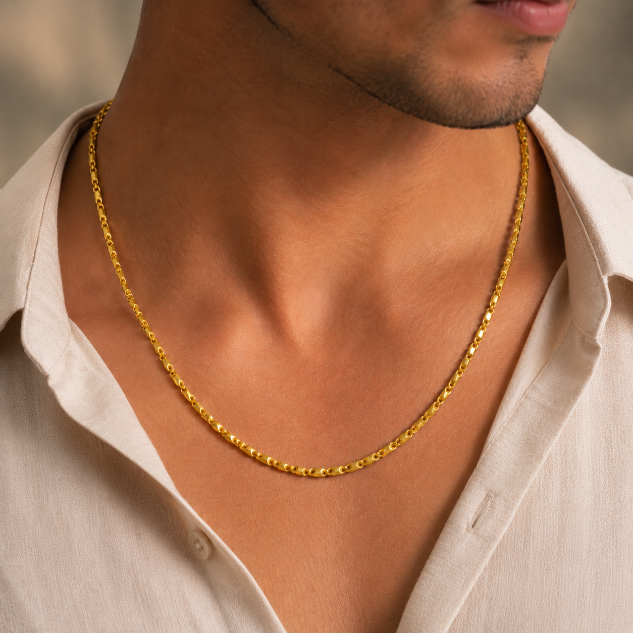 Imperial Orbit Gold Chain For Him