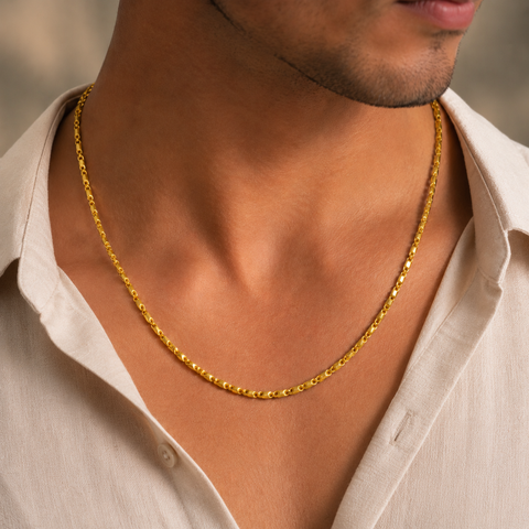 Imperial Orbit Gold Chain For Him