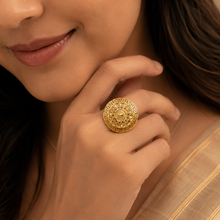 Imperial Mandala Gold Ring