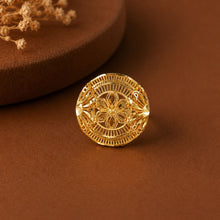 Majestic Bloom Gold Ring