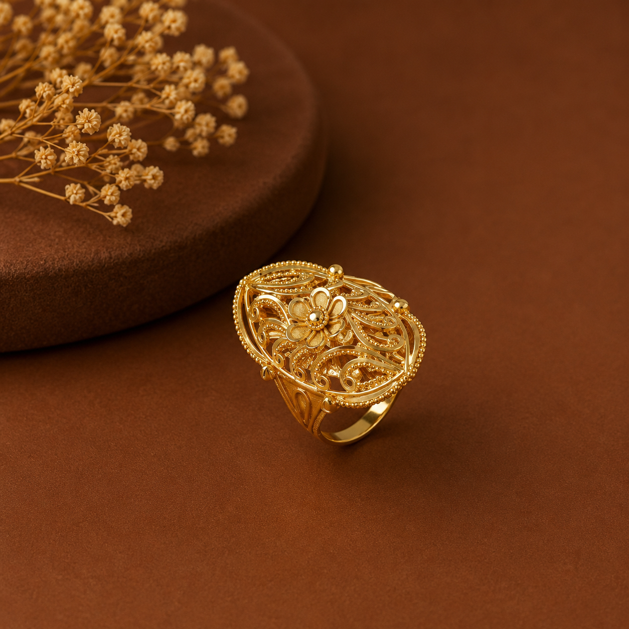 Eternal Vine Gold Ring