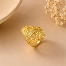 Vintage Royal Weave Gold Ring
