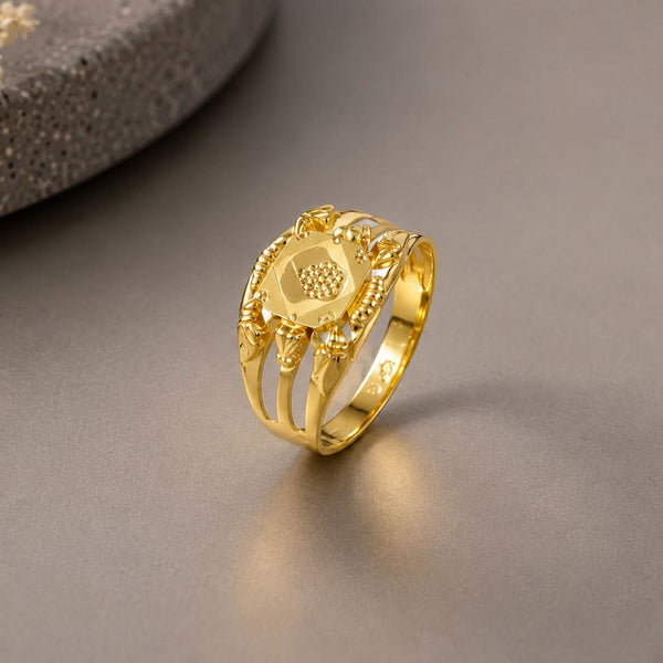 Veer Astra Gold Ring For Him