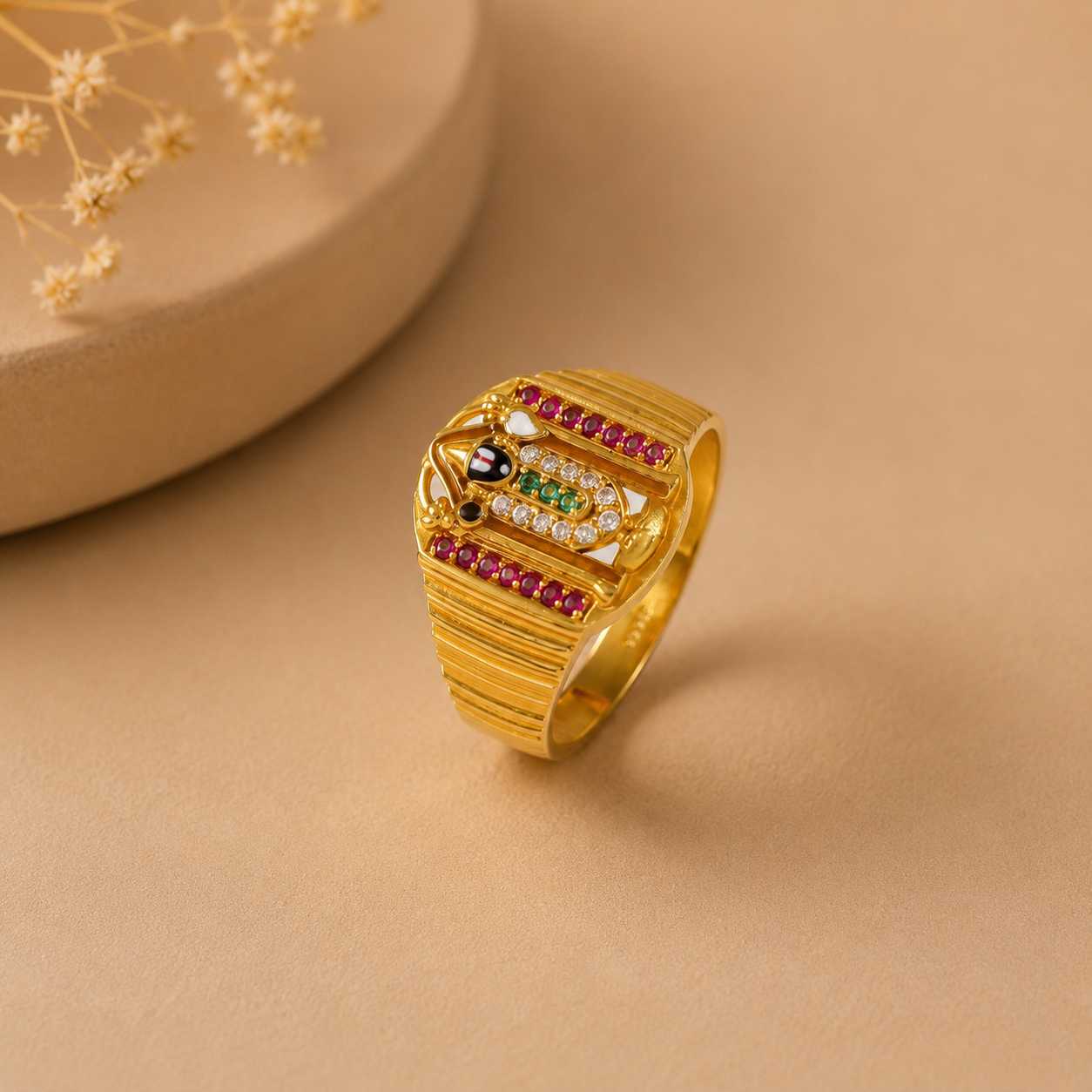 Narayan Ratna Gold Ring For Him