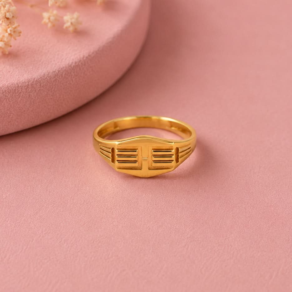 Valor Edge Gold Ring For Him