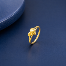 Aarvika Eternal Heart Gold Ring