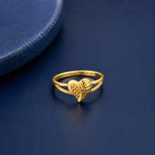 Aarvika Eternal Heart Gold Ring