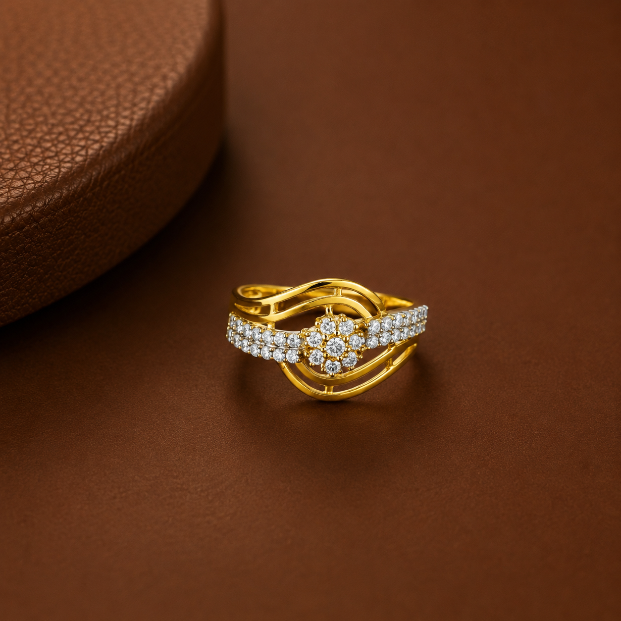 Ira Twinkling Blossom Gold Ring