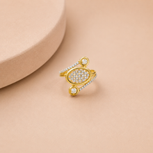 Kiyana Aura Designer Gold Ring