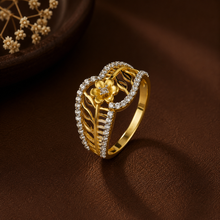 Charvika Enchanted Floral Charm Ring