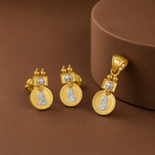 Vaanya Heritage Coin Gold Pendant Set