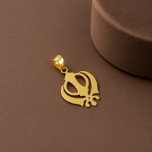 The Sikh Khanda Gold Pendant