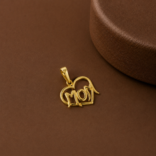 MOM Heart Gold Pendant