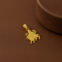 Simhavahini Durga Shakti Gold Pendant