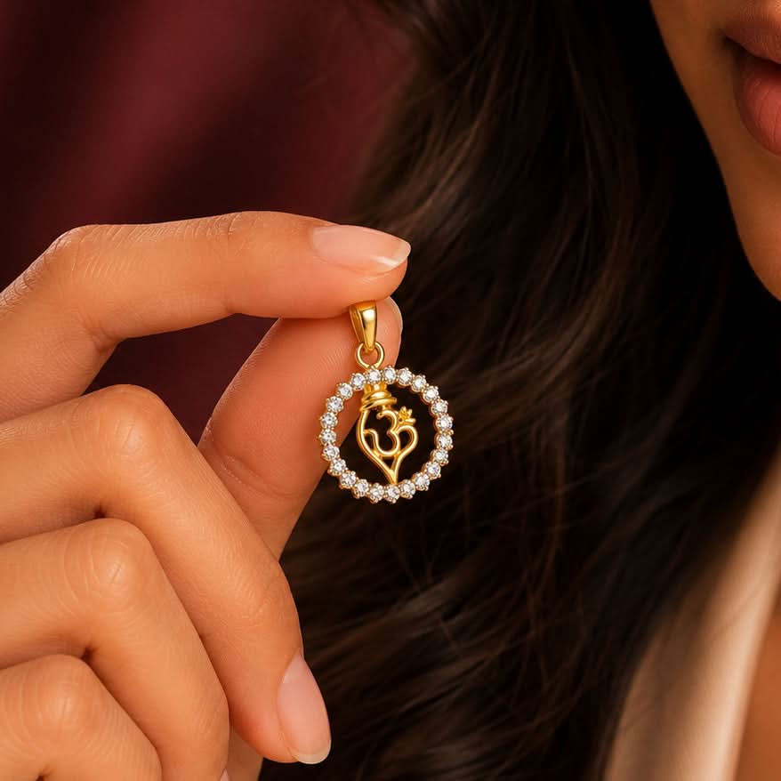 Deva Aura Omkara Gold Pendant