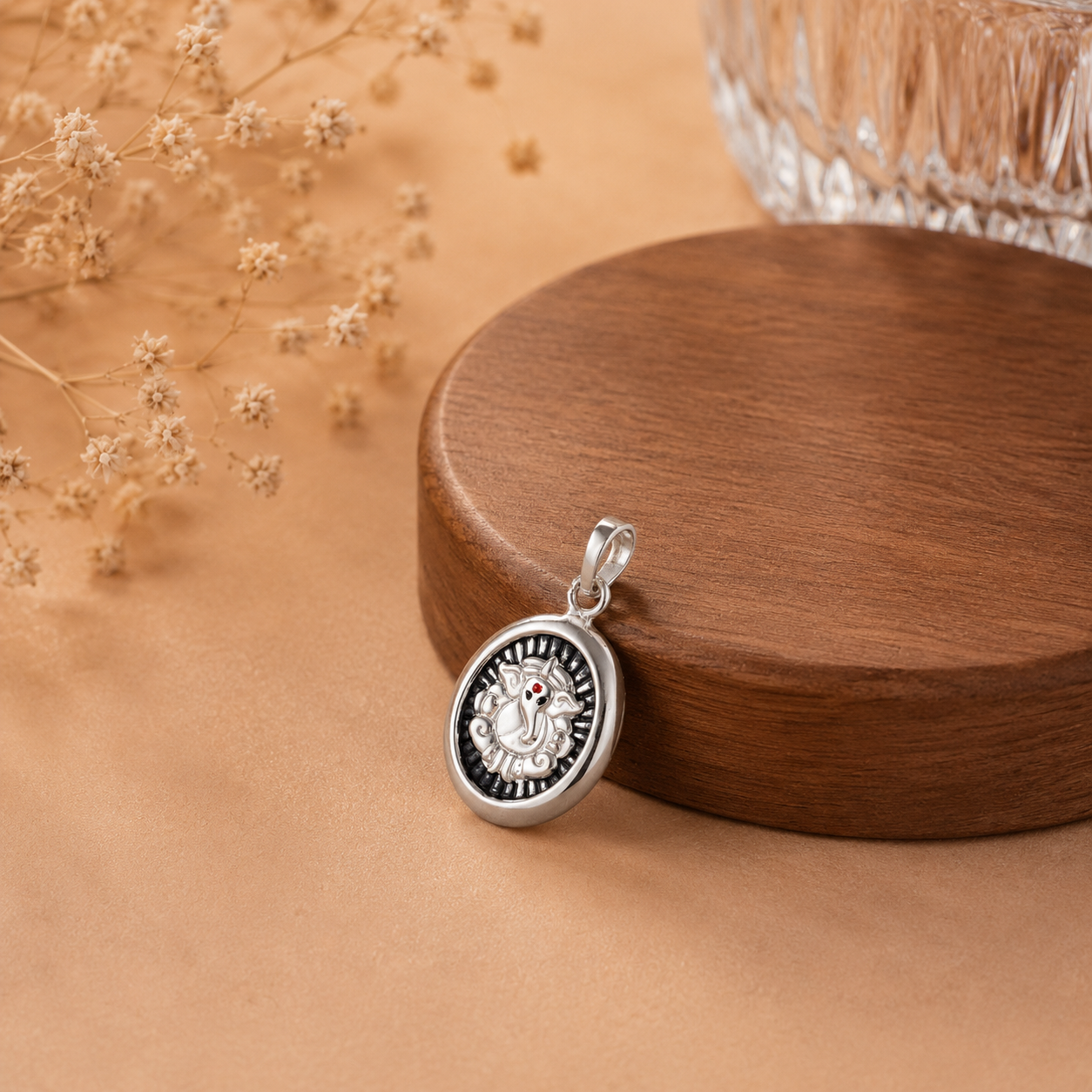 Shree Ganesh Silver Pendant