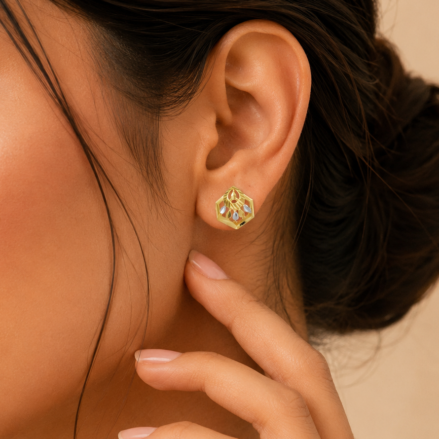 Avni Radiance Gold Earrings