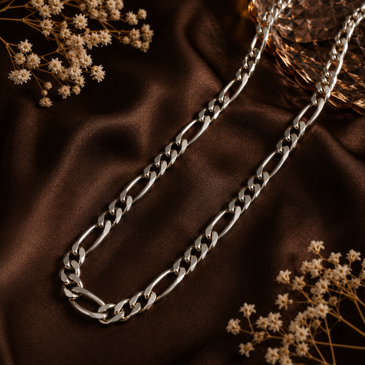 Bold Heritage Silver Chain For Him
