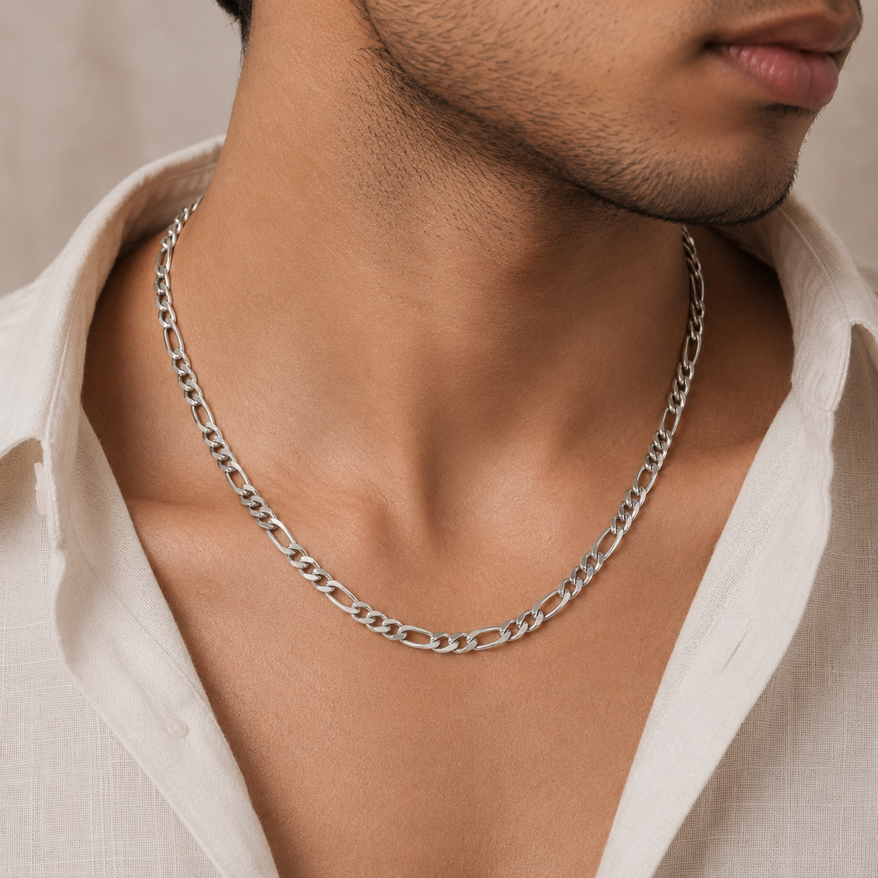 Bold Heritage Silver Chain For Him
