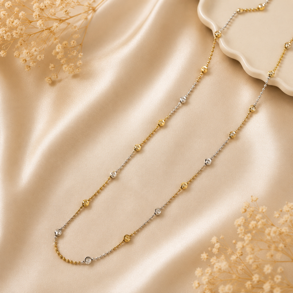 Aurora Orbit Silver Chain