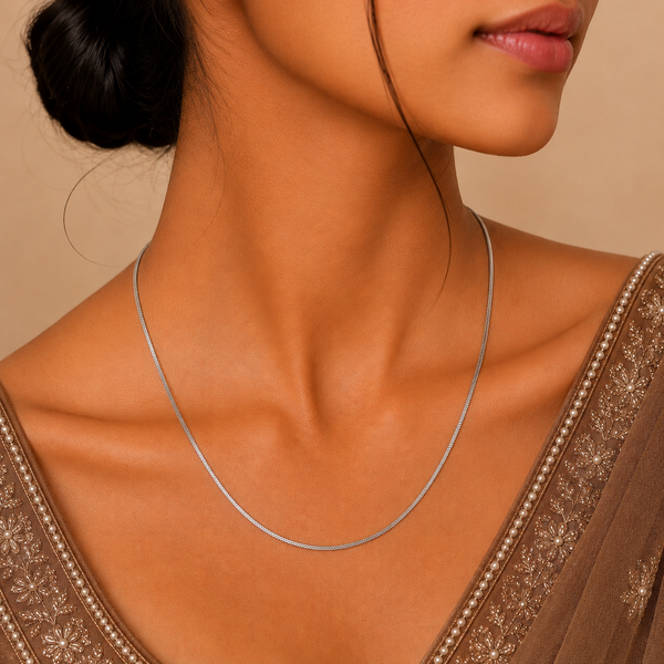 Silken Shine Silver Chain