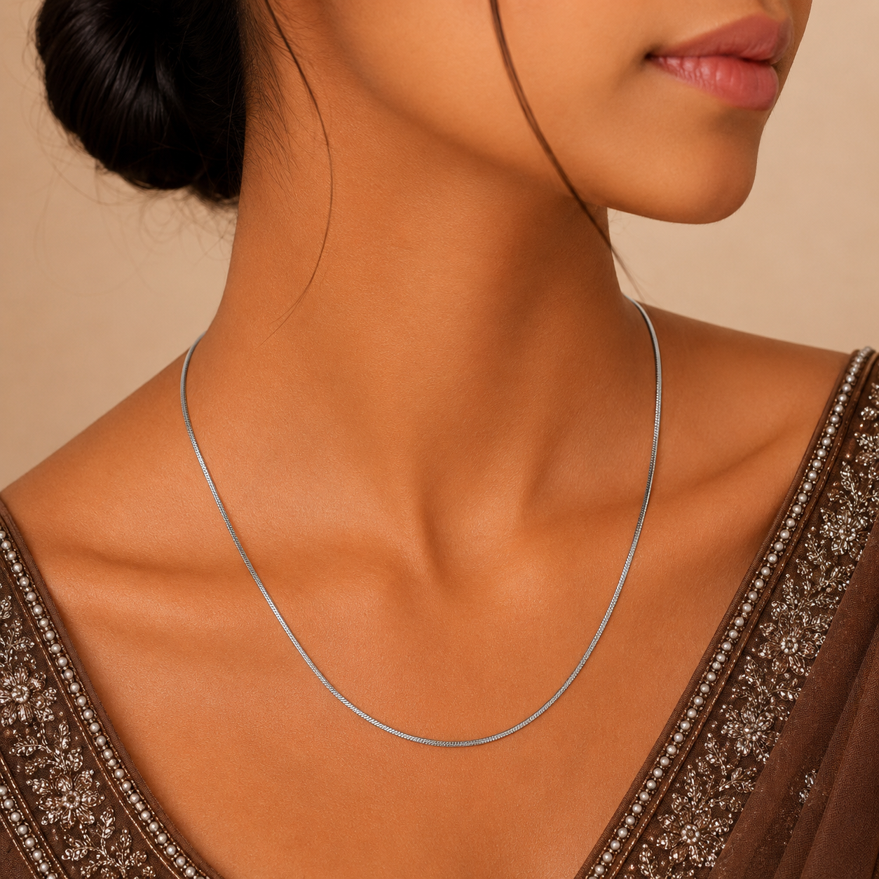 Nova Sleek Silver Chain