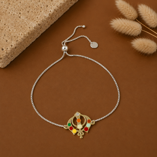Guru Blessing Silver Bracelet