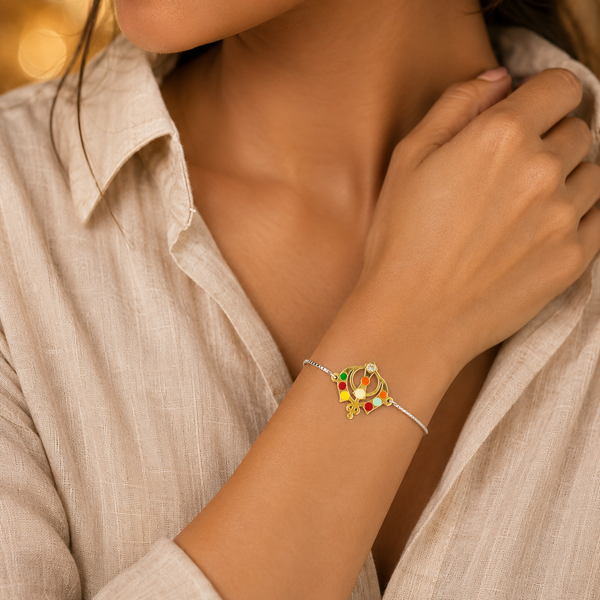 Guru Blessing Silver Bracelet