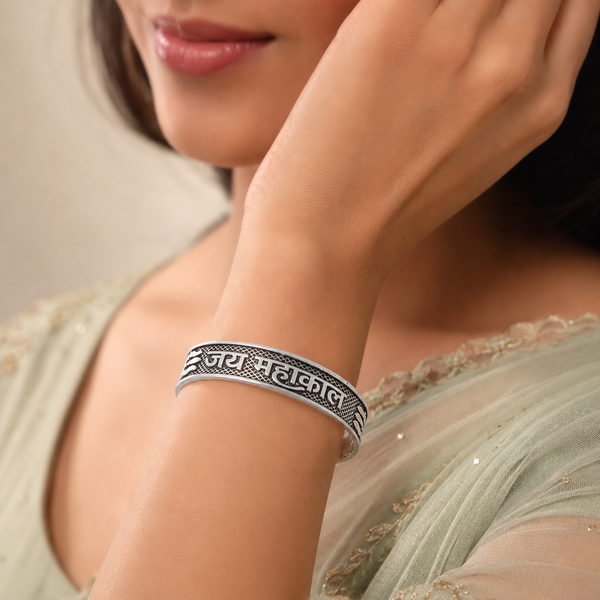 Jai Mahakal Cuff Silver Bracelet