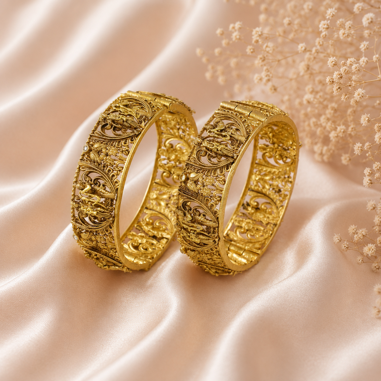 Regal Antique Silver Bangles