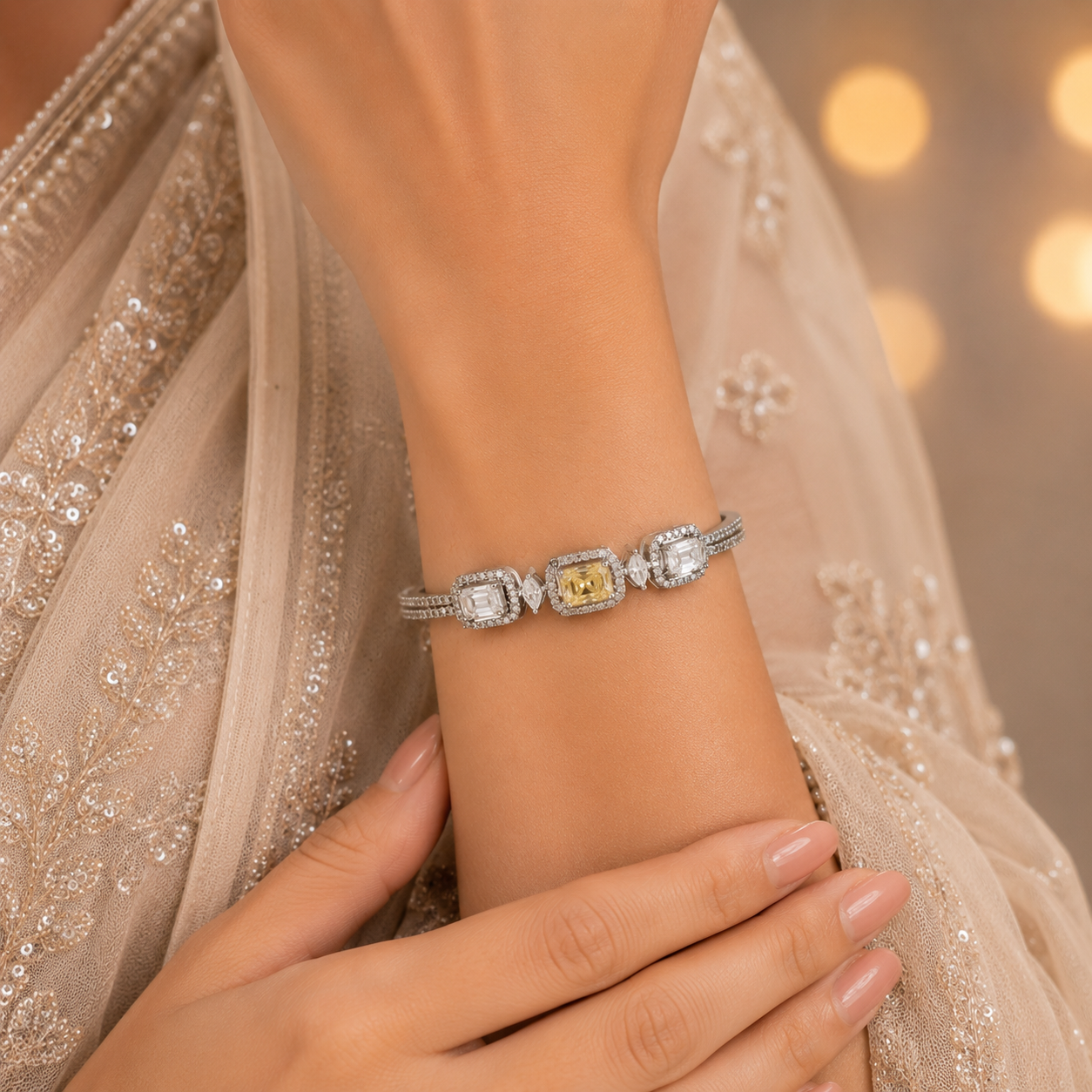 Rhea Sunshine Silver Bracelet