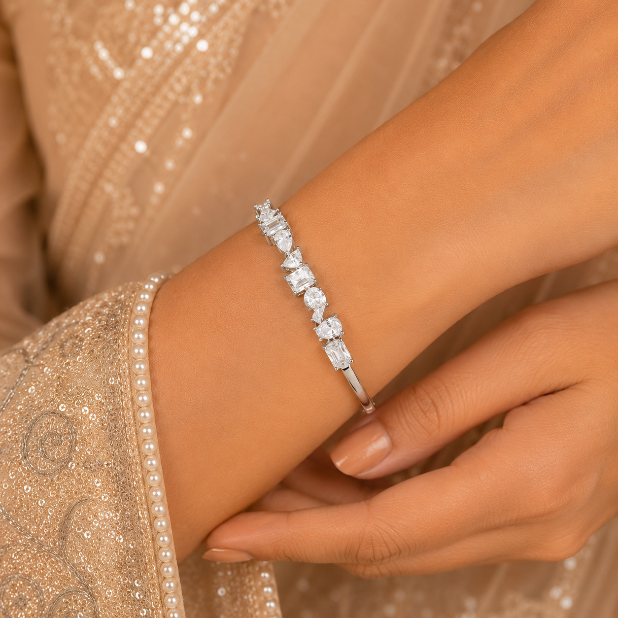 Kiara Prism Silver Bracelet
