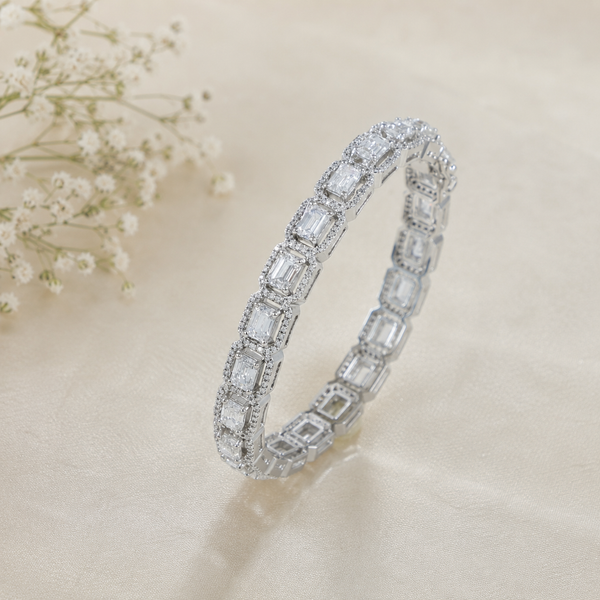 Yami Celeste Halo Silver Bracelet